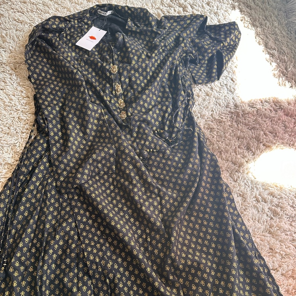 pakistani indian long maxi (brand khaadi)